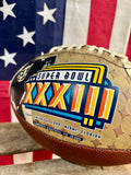 Véritable Ballon de Football Américain Super Bowl XXXIII - Miami Floride 1999 - Édition Limitée 10.000 exemplaires