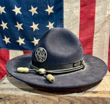 RARE - Véritable chapeau de Sergeant Instructeur de l’US Army ! Import Texas, USA