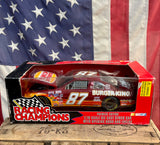 Véritable GRANDE miniature NASCAR Échelle 1:16 - n°87 Joe Nemechek - Chevrolet Monte Carlo - Burger King - Import USA