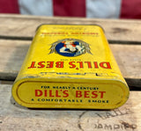 RARE - Véritable boîte de tabac en métal - Dill’s Best - Époque 1940’s - Provenance Michigan