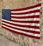 Véritable drapeau des États-Unis XXL ! + de 3m de long ! Époque 1970’s - Provenance Kentucky