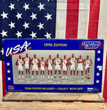 Véritable coffret de 5 figurines Starting Lineup Basketball USA TEAM 1996 - Jamais déballée !