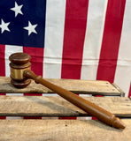 INÉDIT - Véritable marteau de Juge Américain - Provenance Texas