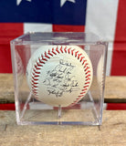 Véritable balle de baseball commémorative - Florida Marlins Signatures - Dans sa boîte de présentation - Import USA