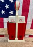 Véritable Salière (Sel & Poivre) en forme de distributeur Coca-Cola® - Sous licence officielle - 1993