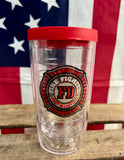 Verre Firefighter Pompier Américain - Made in USA