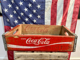 Véritable caisse en bois Coca Cola - Chattanooga 1977 - Import USA