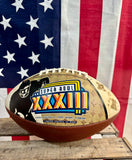 Véritable Ballon de Football Américain Super Bowl XXXIII - Miami Floride 1999 - Édition Limitée 10.000 exemplaires