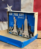 RARE - Véritable Coffret de taille-crayons Souvenirs - New York City - Fin des années 1960's