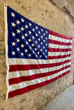 Véritable drapeau des États-Unis XXL ! Près de 3m de long ! Époque 1980’s - Provenance Colorado