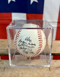 Véritable balle de baseball commémorative - Florida Marlins Signatures - Dans sa boîte de présentation - Import USA