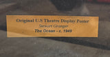 RARE - Véritable affiche de cinéma américaine de 1949 ! - Encadrée avec plaque d'identification ! Provenance Michigan