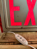 RARE - Véritable boîtier lumineux EXIT - Époque 1950’s - Fonctionnel et recablé à neuf !