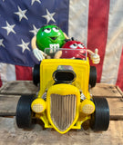 Véritable Distributeur M&M’s - Red & Green Hot Rod - Import USA