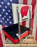 INÉDIT - Véritable siège de Stade de Football Américain - Wisconsin Badgers 1990’s - MADE IN USA
