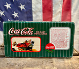 Véritable miniature d'un camion Coca-Cola - sorti en 1993 - Tirelire en métal - Dans sa boîte d’origine ! Import USA