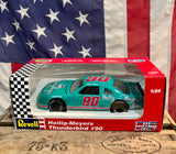 Véritable miniature NASCAR Échelle 1:24 - n°90 Bobby Hillin Jr. - Ford Thunderbird - Heilig-Meyers - Import USA