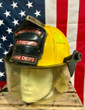 Véritable Casque de Pompier Américain - Elisabethton Fire Department