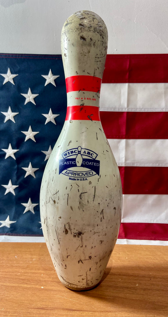 Véritable Quille de Bowling américaine - Made In USA - 1970’s - Provenance Floride