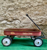 Véritable Chariot Radio Flyer - Import USA - Époque 1970’s - MADE IN USA - 86x39x33cm