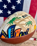 Véritable Ballon de Football Américain Super Bowl XXXIII - Miami Floride 1999 - Édition Limitée 10.000 exemplaires
