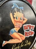 Panneau rond Betty Boop - Édition 1998 - Sous licence officielle - 30 cm de diamètre