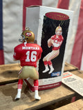 Ornement de Noël américain Joe Montana - San Francisco 49ers - 1995 - Import USA