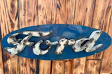 Panneau en métal soudé FORD - Artisanat - Import USA - 62x21cm
