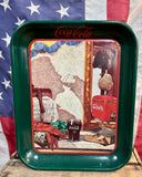 Véritable plateau en métal Coca-Cola - Sous licence officielle - MADE IN USA