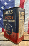 Véritable bidon en métal 1 Gallon Atlas - MADE IN USA - Époque 1960’s - Import Michigan, USA