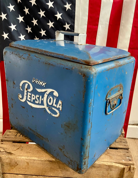 Véritable Glacière Pepsi Cola - Époque 1950’s - Provenance Illinois