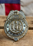 RARE - Véritable Insigne de Sheriff du New Jersey Datant des Années 1940’s ! Import USA