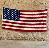 Véritable drapeau des États-Unis XXL ! + de 3m de long ! Époque 1970’s - Provenance Kentucky