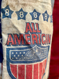 Véritable sac de plombs pour munitions - All American - Années 1970's - MADE IN USA