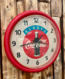 Horloge Coca-Cola « Always Coca-Cola » - 35,5 cm - Import USA