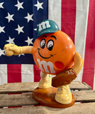 Véritable distributeur M&M’s - Édition Orange Baseball - Import USA