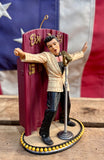 Véritable figurine chantante Elvis Presley - Sous licence officielle Elvis Presley Enterprises - Époque 2002  - Provenance Kentucky