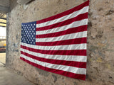 Véritable Drapeau des États-Unis XXL ! Près de 3 mètres de long ! MADE IN USA - 100% coton