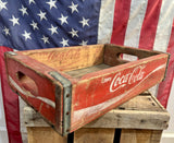 Véritable caisse en bois Coca Cola - Chattanooga 1975 - Import USA