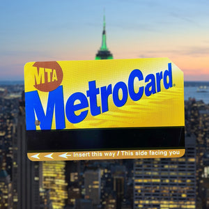 Véritable Carte de Metro de New York City - Metrocard - Importée des États-Unis