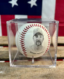 Véritable balle de baseball commémorative - Florida Marlins Bryan Harvey - Dans sa boîte de présentation - Import USA
