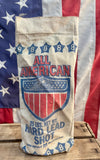 Véritable sac de plombs pour munitions - All American - Années 1970's - MADE IN USA