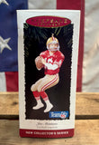Ornement de Noël américain Joe Montana - San Francisco 49ers - 1995 - Import USA
