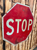 Véritable panneau routier Américain - STOP - 61X61cm - Provenance Michigan, USA