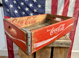Véritable caisse en bois Coca Cola - Chattanooga 1977 - Import USA
