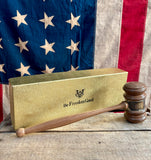 INÉDIT - Véritable marteau de juge américain - Provenance New York State - 1976