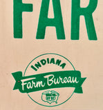 Véritable panneau d'une ferme américaine dans l'Indiana ! « $500 Reward » - Années 1970's - Made in USA