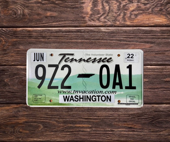 Tennessee Washington 9Z2 0A1
