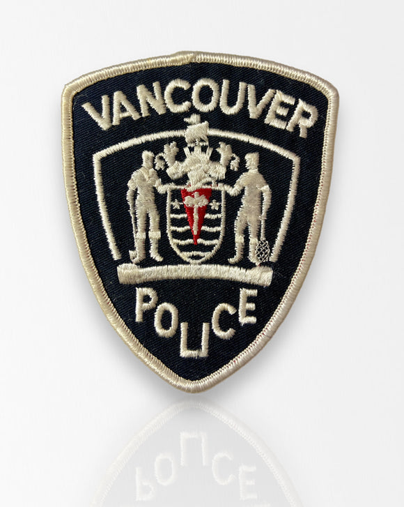 Véritable écusson de la police canadienne - Vancouver Police