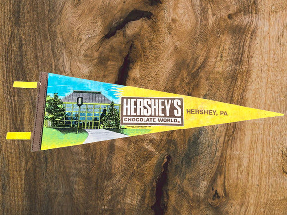 Véritable Fanion American Travel 1980’s - Hershey’s Chocolate - Made in USA